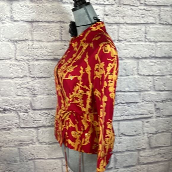 Ice silk matka wrap blouse - Picture 3 of 8